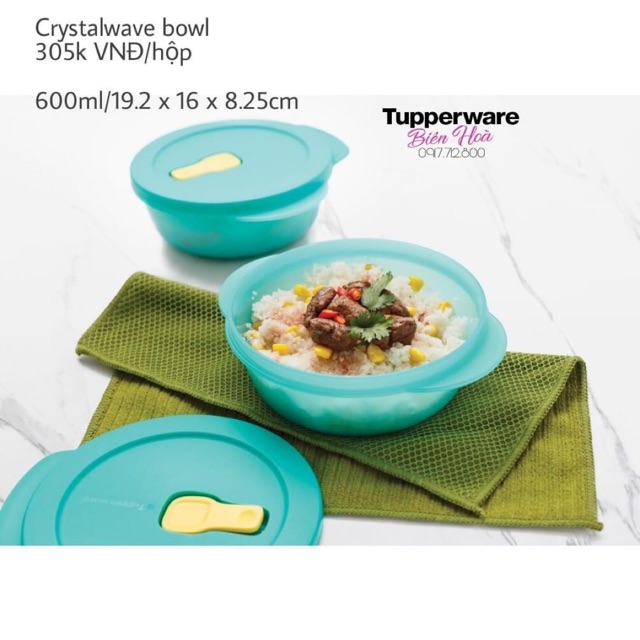 Hộp chuyên lò vi sóng crystalwave 600ml