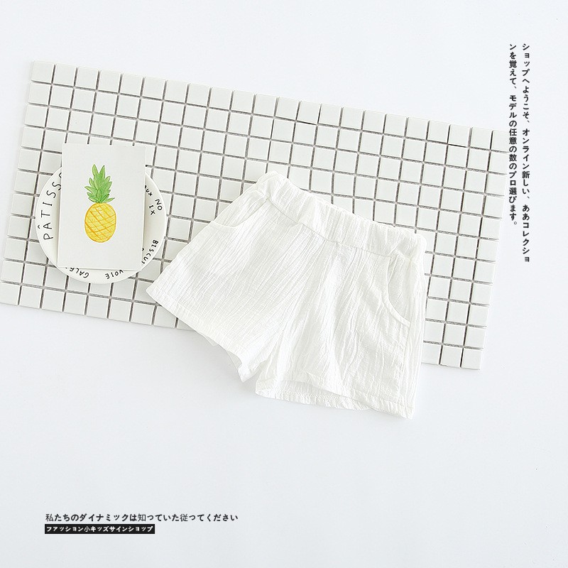 Summer Children Casual Cotton Shorts Girl Clothes Children Shorts Kids Shorts