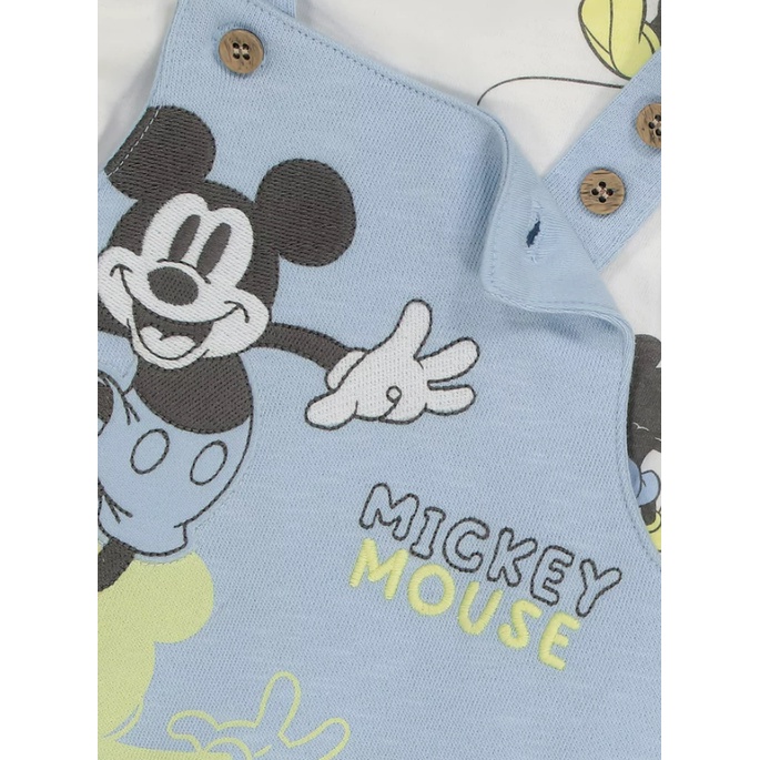 (Hàng auht) Set yếm Mickey TU UK chính hãng sẵn sale