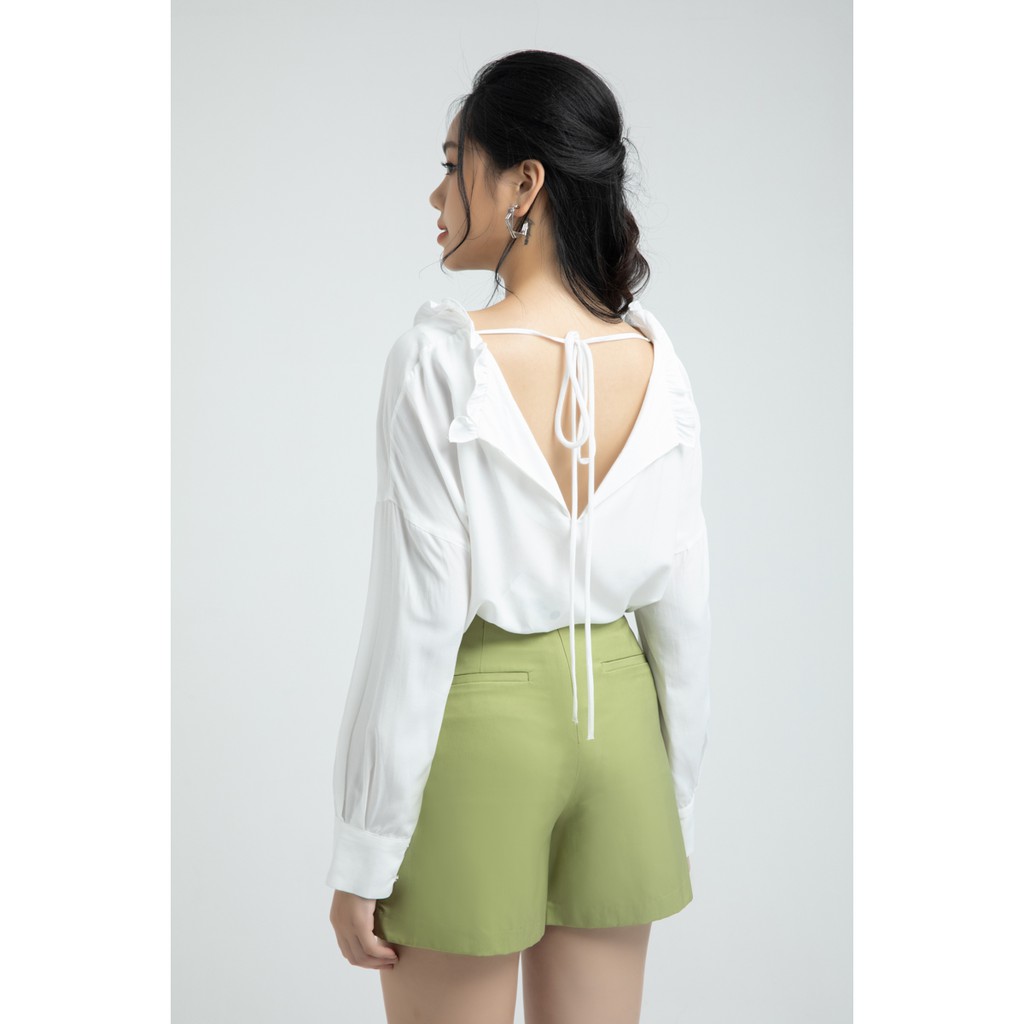 Quần Sooc vải đai kiểu nữ thiết kế IVY moda MS 20B8355