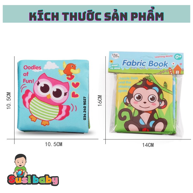 [KÈM QUÀ TẶNG] SÁCH VẢI TIẾNG ANH CHO BÉ PHÁT TRIỂN TƯ DUY THEO PHƯƠNG PHÁP GIÁO DỤC SỚM