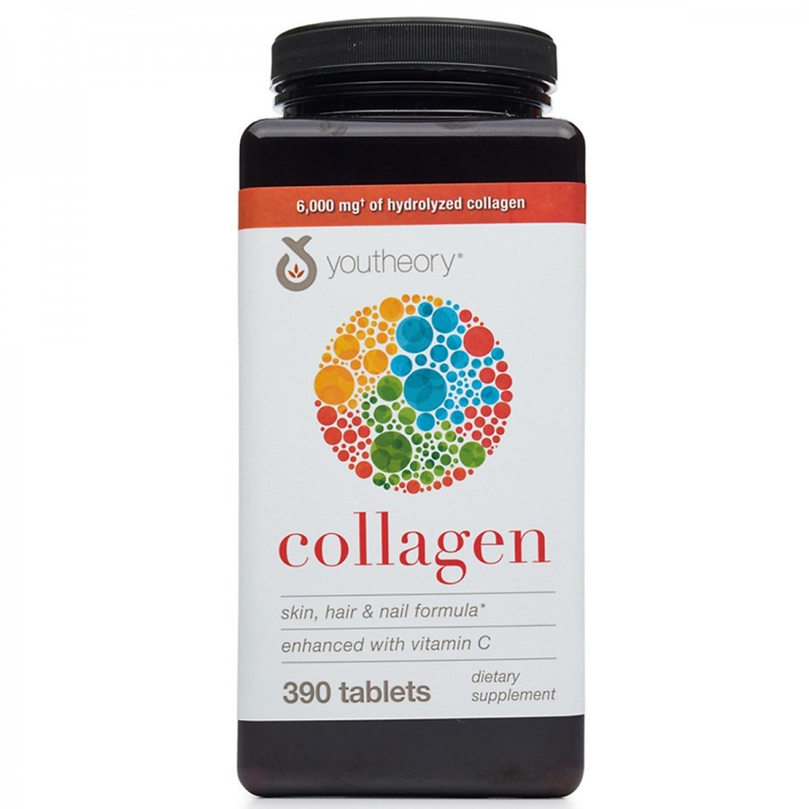 Collagen Youtheory Type 1 2 & 3 Làm Đẹp Da Chính Hãng Của Mỹ 390 viên