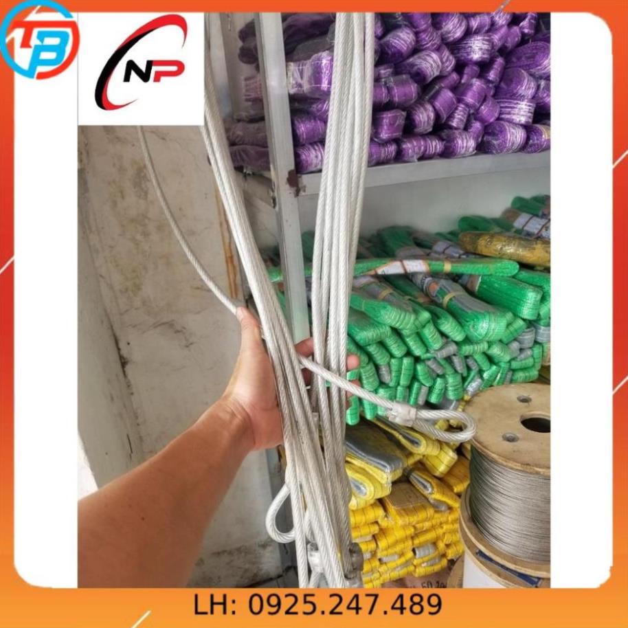 Cáp Khóa 10mm bấm đầu Cốt sẵn.Khóa xe máy,xe đạp,vật dụng gia đình.