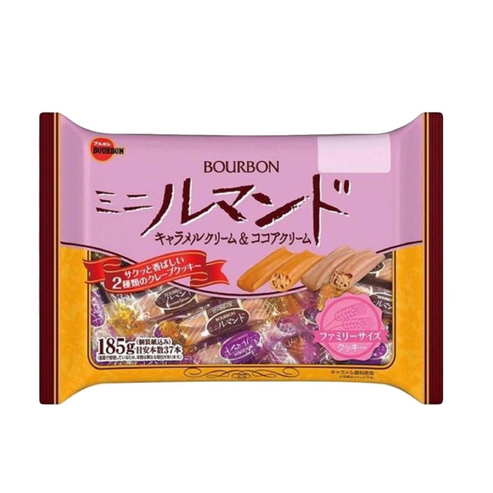 Bánh quy Bourbon Lumonde vị Chocolate & Caramel 185g - Thương Gia Trading