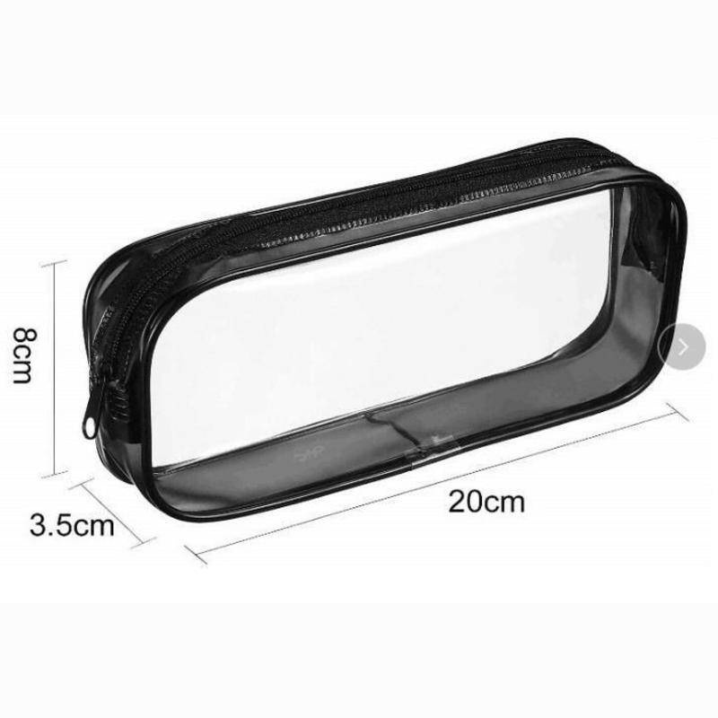 ⭐ iLado ⭐  Túi đựng bút trong suốt cute túi nilong/PVC cute stickers chủ đề nhân vật túi zip nhỏ hộp vải đựng đồ Hộp đựng hộp bút hologram bút cute bọc zip tiểu an văn phòng phẩm Đa Dụng túi đựng đồ dùng cá nhân hình