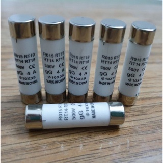 10 cầu chì ống sứ 10x38, dãy dòng điện 2a -32a