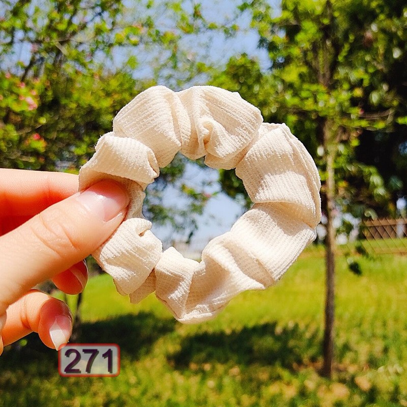 BUỘC TÓC VẢI 271 CHIFFON THỜI TRANG NHIỀU MÀU HOT TREND