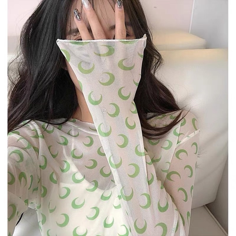 Áo Xuyên Thấu Mặc Lót trong Áo Phông hot trend 2022