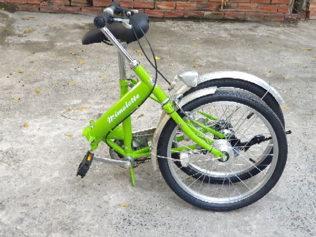 XE ĐẠP gấp xếp bánh 20 inch , xe đạp nhật mimolette có đùm đèn