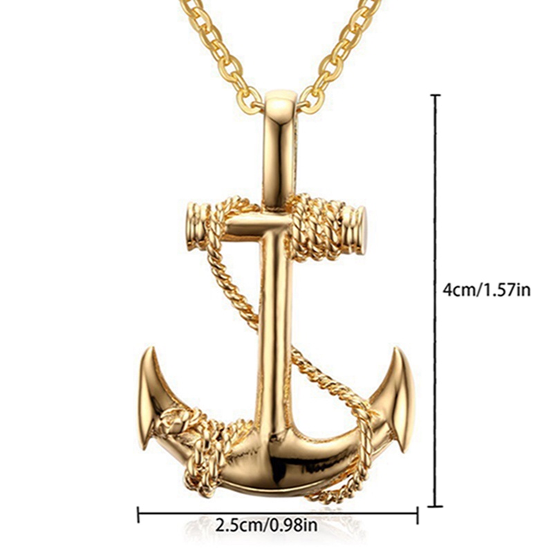 Vòng cổ Hình Mỏ Neo Cá Tính Cho Nam