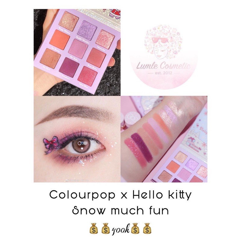 BẢNG PHẤT MẮT COLOURPOP X HELLO KITTY SNOW MUCH FUN