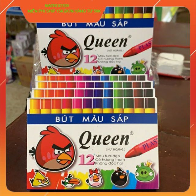 Sáp Màu Queen 12 18 24 Màu