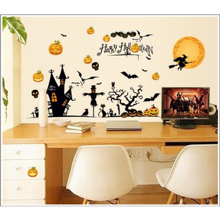 Decal trang trí Halloween mẫu 02