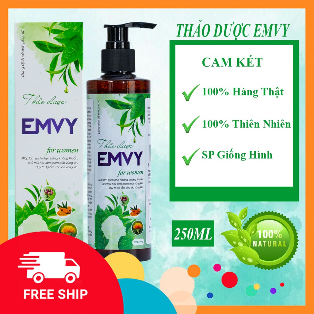 Xịt, rửa Thảo dược Emvy chữa lành Viêm Phụ Khoa chỉ sau O2 tuần giá tốt