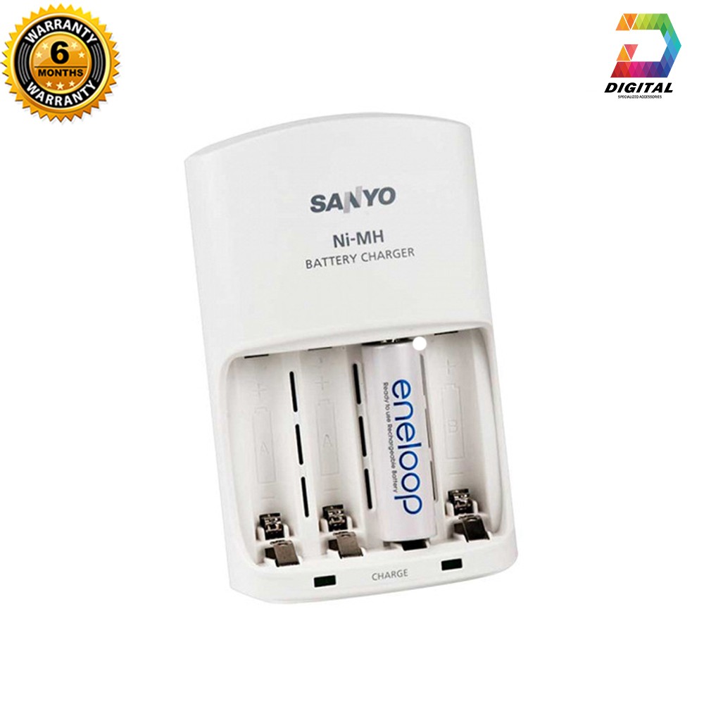 Bộ Sạc Pin AA / AAA Chính Hãng Sanyo Eneloop