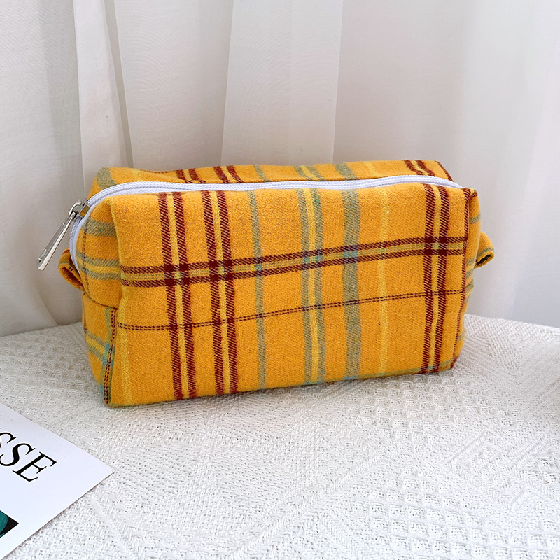 Túi Đựng Bút Chì Trang Điểm Phong Cách Retro Hàn Quốc