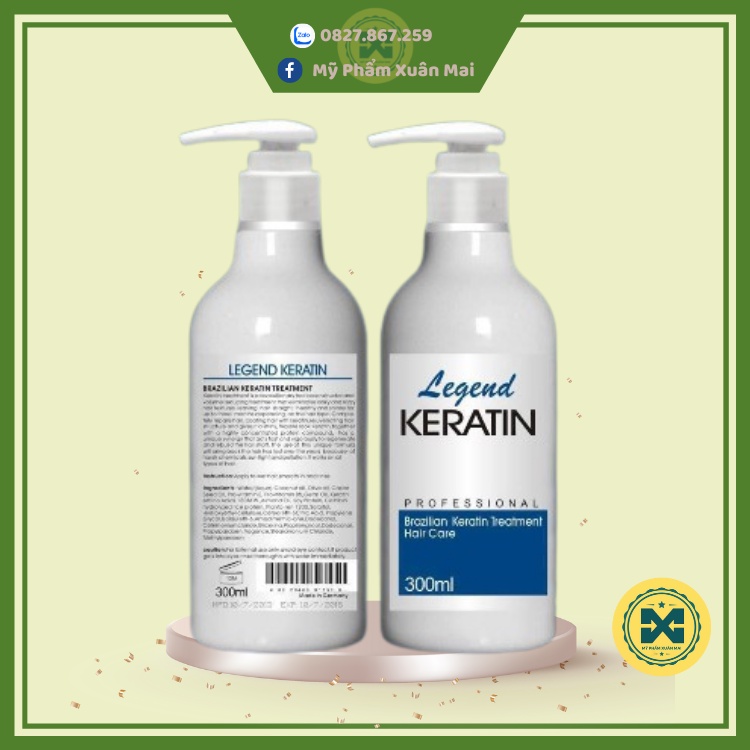 Kem  ủ Tóc Legend Keratin phục hồi tóc 300ml