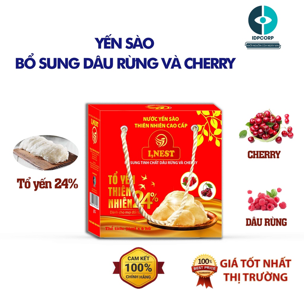 Yến hủ I,NEST. Hàm lượng yến 24%. 1 lọ x 70ml (Có đường). Date mới. Shop SuBo