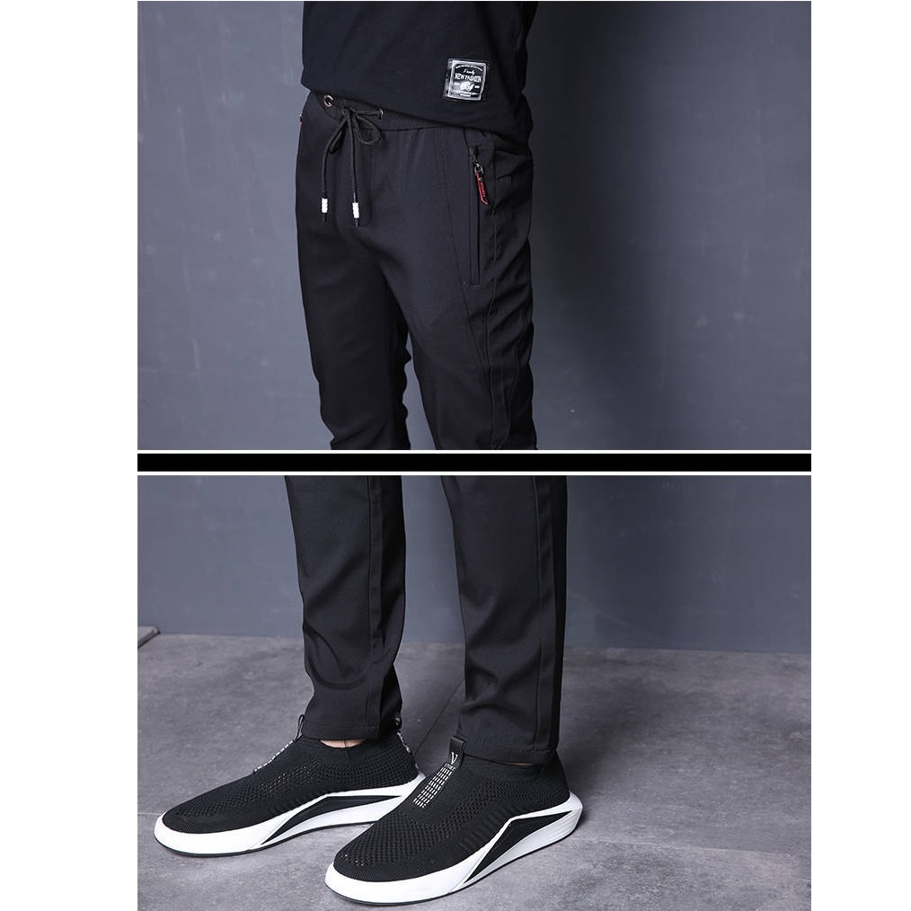 Quần jogger nam thể thao chất gió lót nỉ mềm mịn, dày dặn 9918