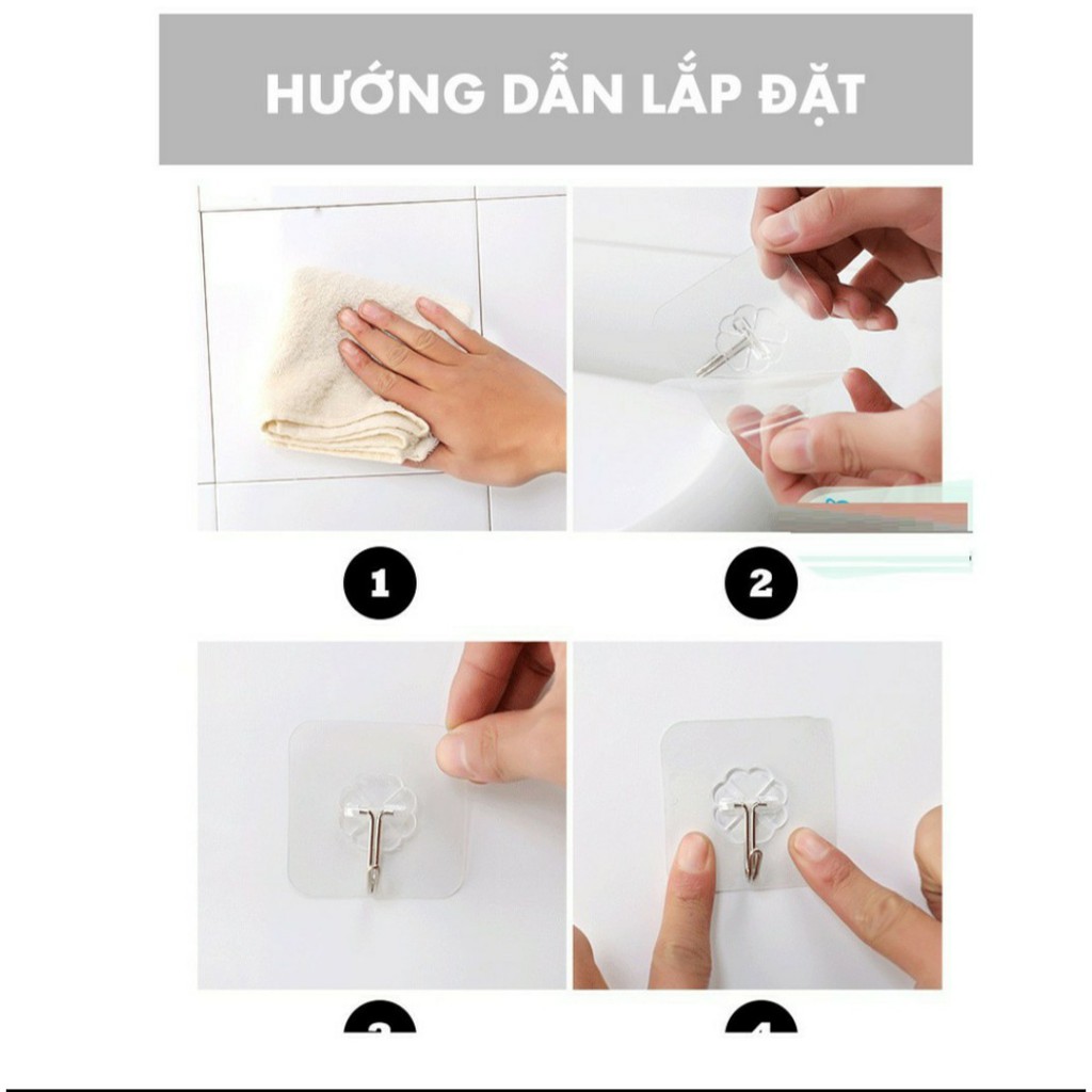 Combo 10 móc dán tường thần thánh