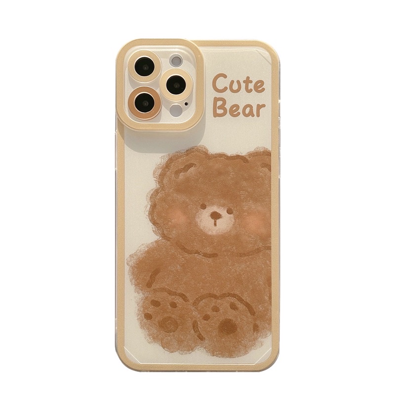 (SIÊU RẺ) Ốp lưng iphone gấu nâu béo Cute6/6plus/6s/6splus/7/7plus/8/8plus/x/xr/xs/11/12/13/pro/max/plus/promax