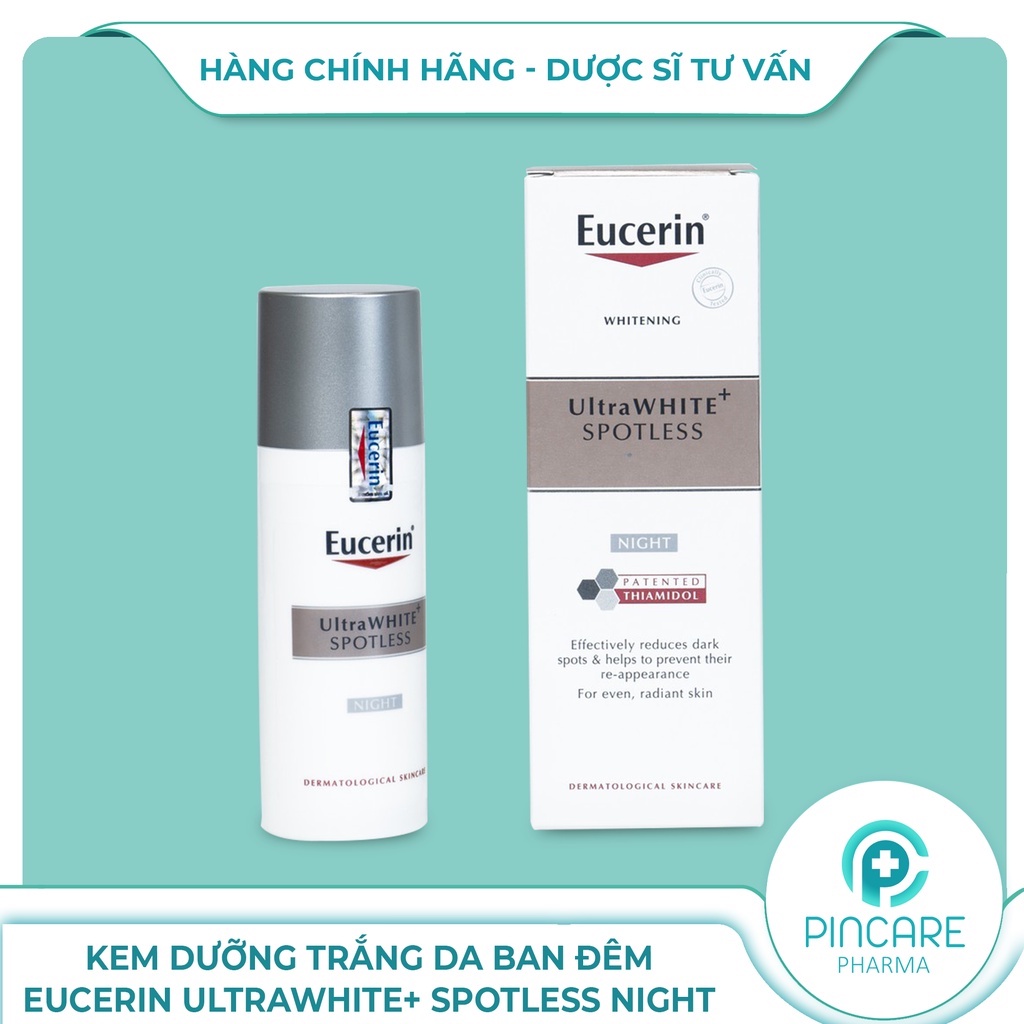 Kem dưỡng trắng da ban đêm EUCERIN UltraWHITE+ SPOTLESS Night 50ml - Hàng chính hãng - Nhà thuốc PinCare