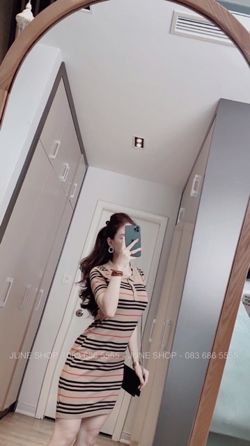 [Mã FAXANH245 giảm 10K đơn 50K] Váy len kẻ BR | BigBuy360 - bigbuy360.vn