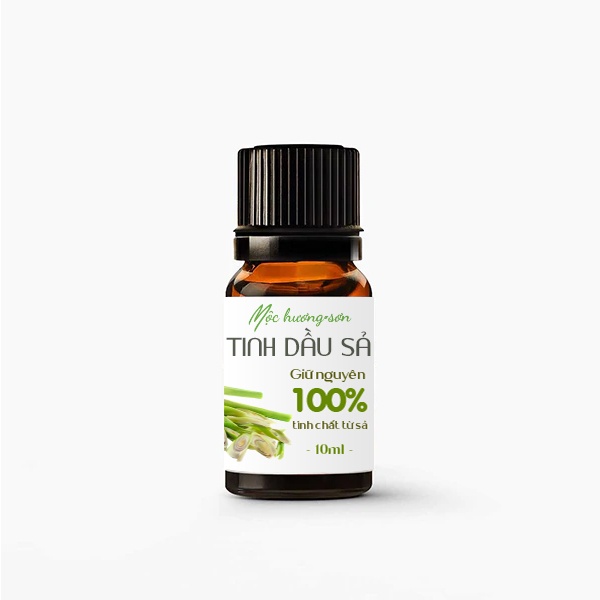 Tinh dầu thiên nhiên Mộc Hương Sơn lọ 10ml (sả, quế, tràm, oải hương, hương thảo, bưởi...)