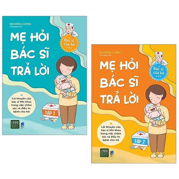 Sách - Bộ Sách Mẹ Hỏi Bác Sĩ Trả Lời (Bộ 2 Tập) - TTR Bookstore