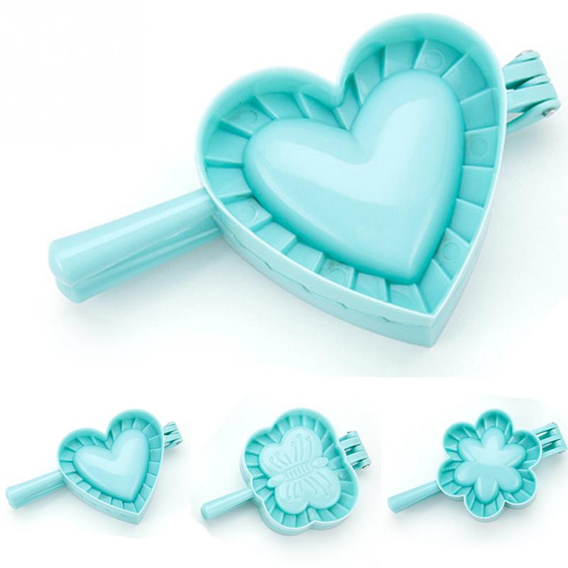 Set 3 khuôn làm há cảo hình trái tim/bướm/bông hoa/bướm DIY