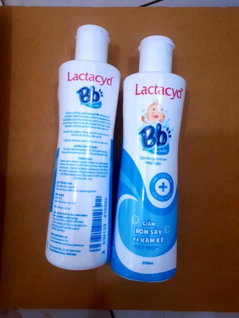 Tắm rôm sảy LACTACYD BB 250ml hsd xa