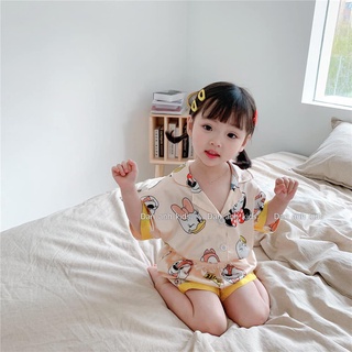 SET NGỦ LỤA NGẮN CHO BÉ GÁI