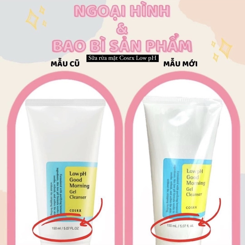 Sữa rửa mặt Low pH Good Morning Gel Cleanser Cosrx