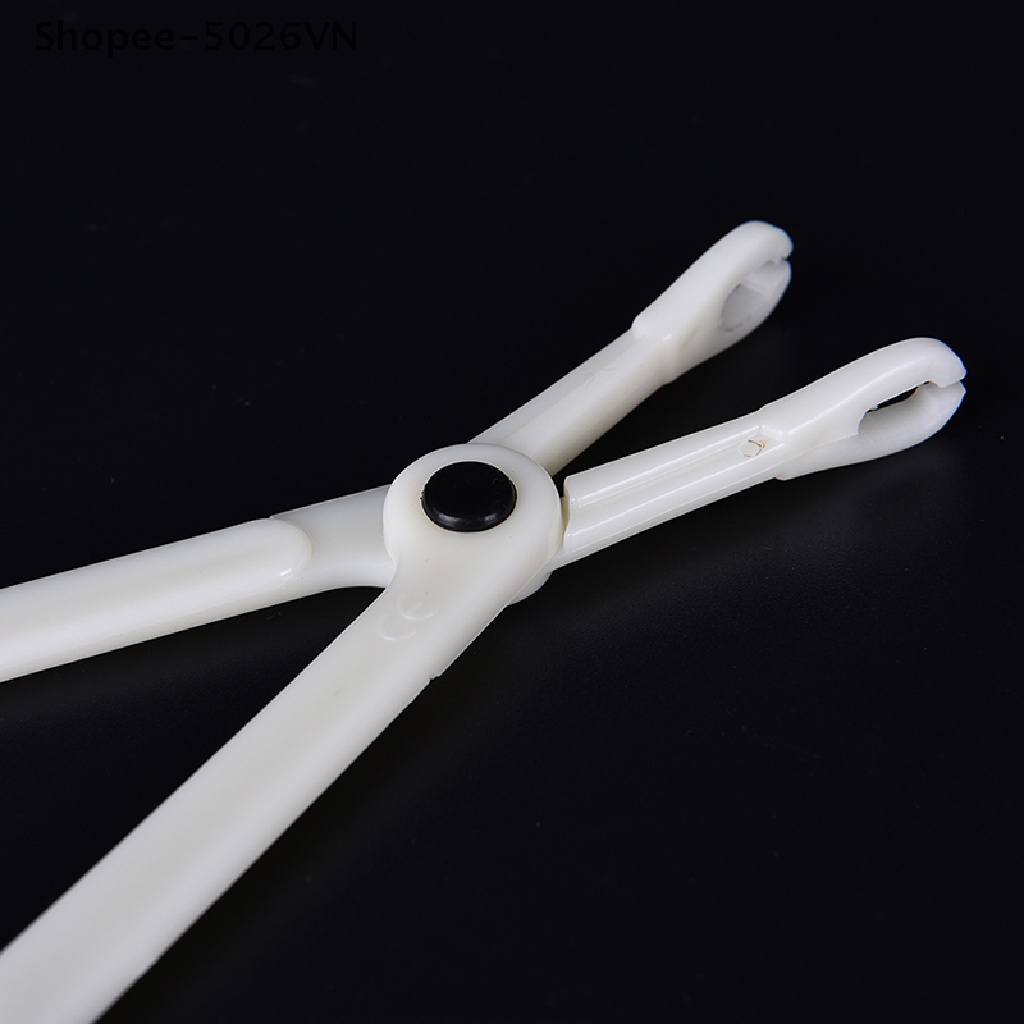 [flood] 1 Dụng Cụ Kẹp Làm Khuyên Xỏ Bằng Nhựa Rãnh Tròn Dùng 1 Lần JB