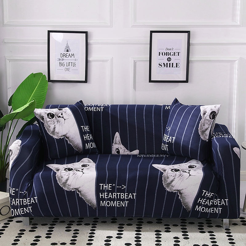 Ghế Sofa đàn Hồi Bọc Ghế Sofa Lười Bọc Bảo Vệ Ghế Sofa Chống Trượt Bắc Âu Bao Gồm Tất Cả Các Vật Liệu Phủ Ghế Sofa Chống Trượt 1/2/3/4 Người Bọc Ghế Sofa Phổ Thông