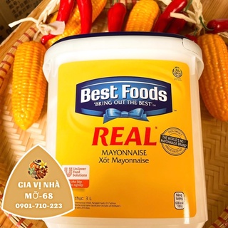Sốt Mayonnaise best food -hộp 3kg