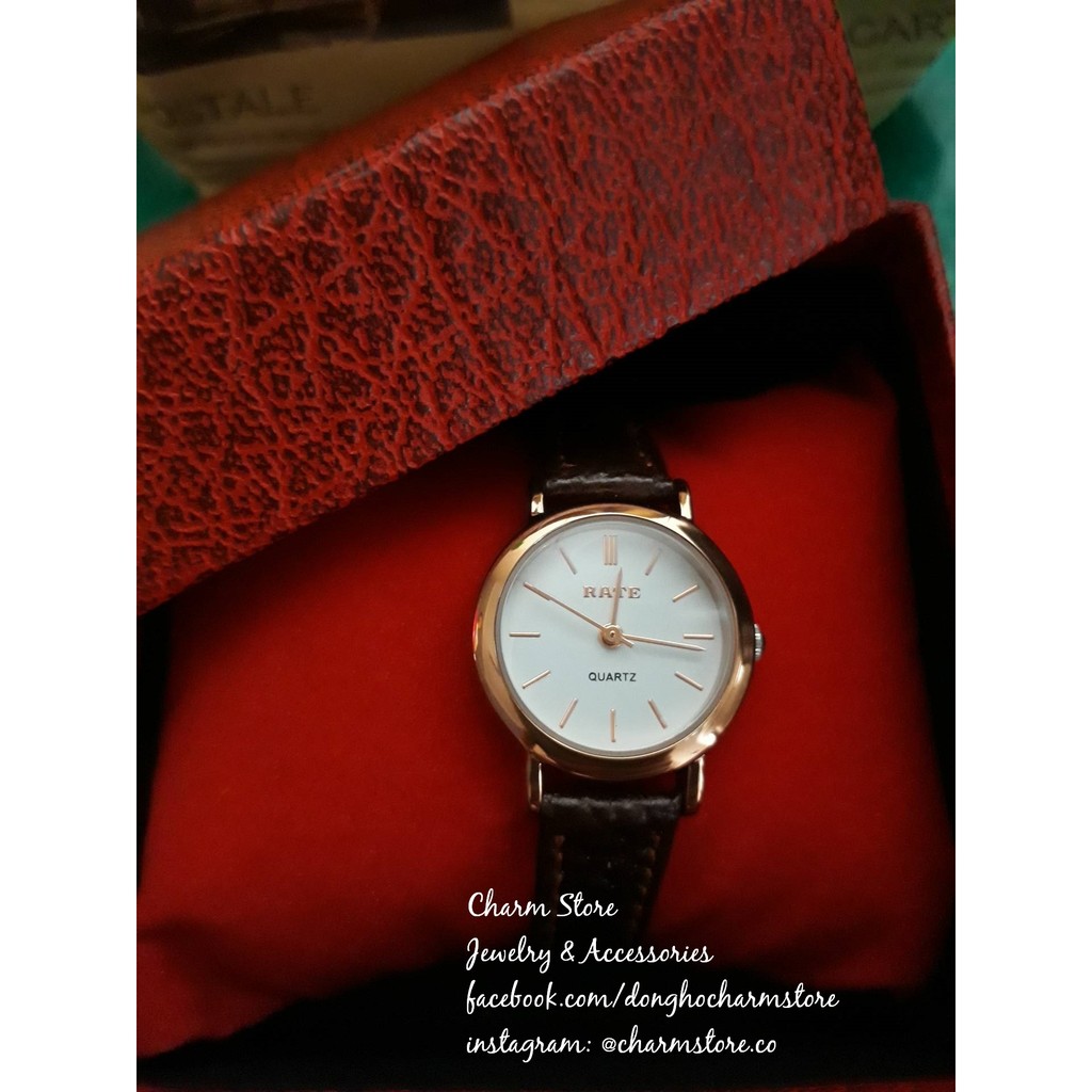 Đồng Hồ Nữ RATE, Mặt Tròn Nhỏ Xinh, Dây Da Cao Cấp - Đồng Hồ Thời Trang Chính Hãng | BigBuy360 - bigbuy360.vn
