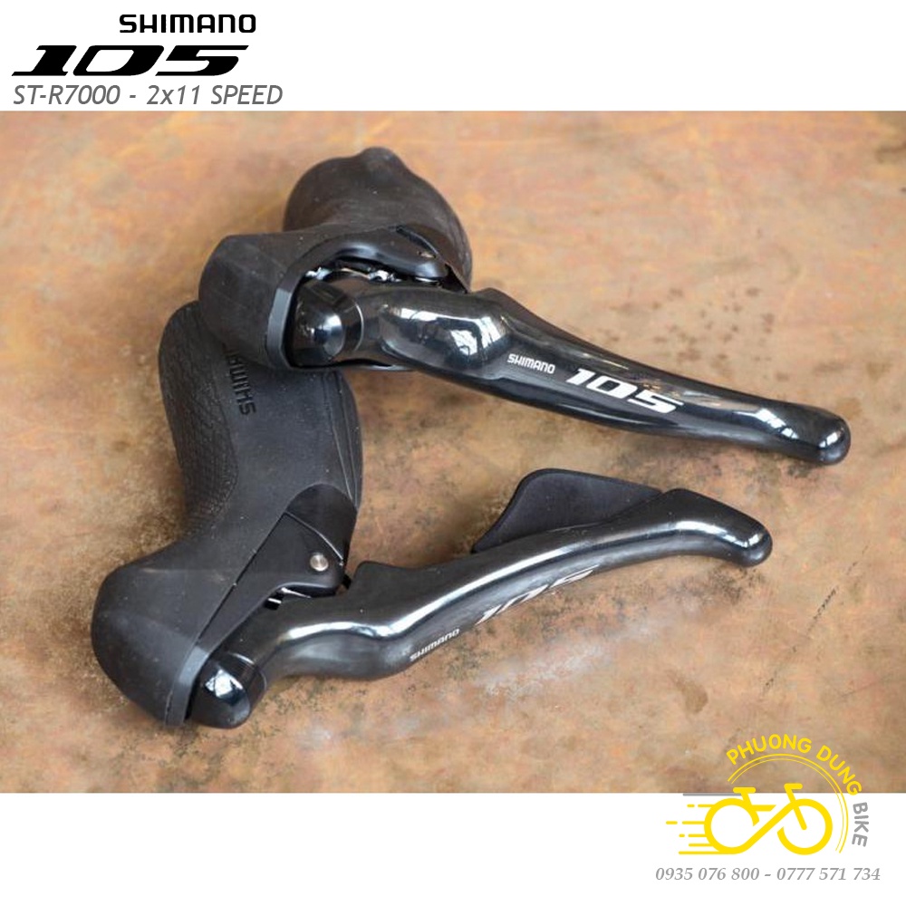 Tay đề lắc xe đạp SHIMANO 105 ST R7000 2x11 Speed - Hàng chính Hãng