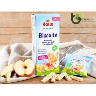 Bánh biscuit Holle ăn dặm hoa quả hữu cơ