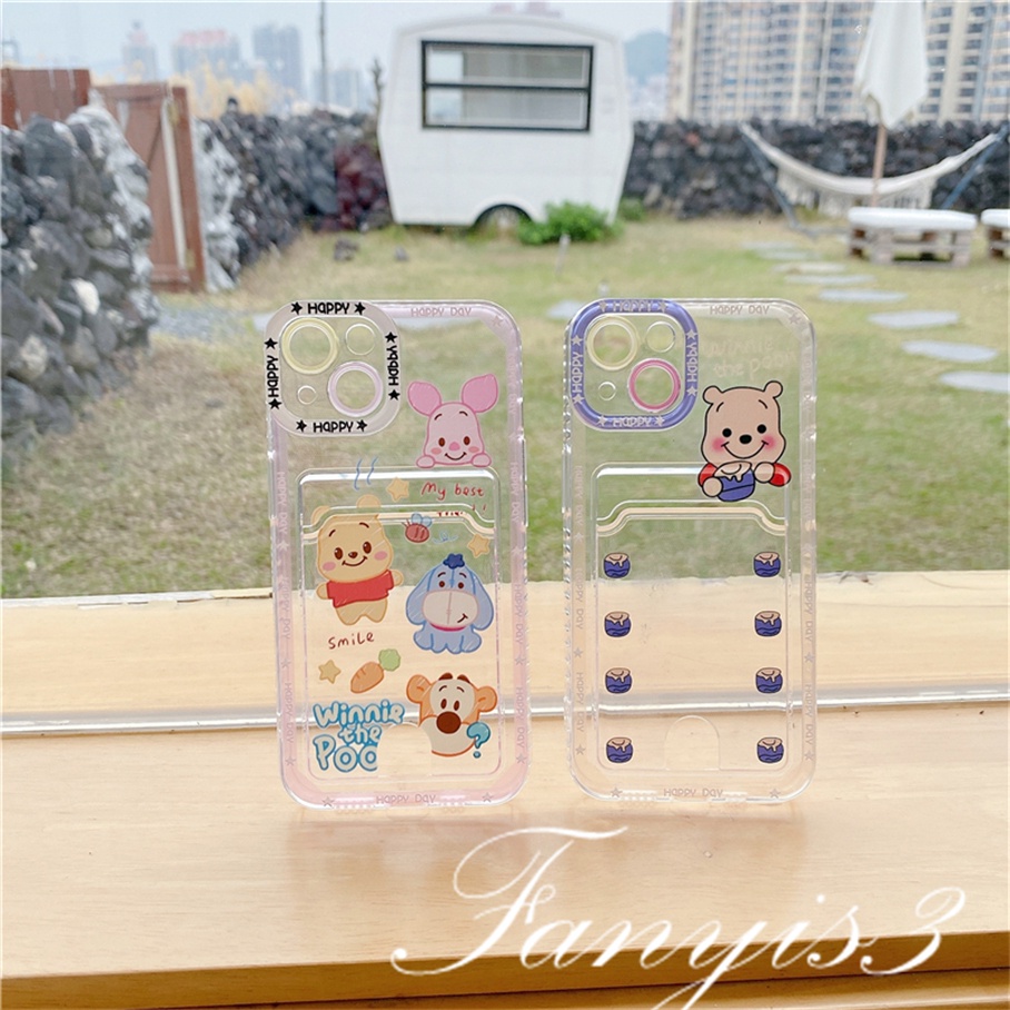 Ốp Điện Thoại TPU Mềm Trong Suốt In Hình Winnie the Pooh Cho IPhone 14 13 12 11 Pro Max X XR Xs Max 8 7 Plus SE 2020