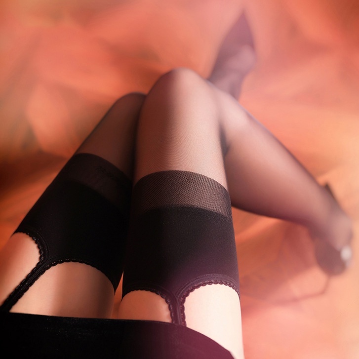 Tất VARSBABY N172 phối ren dài trên đầu gối quyến rũ cao cấp thời trang cho nữ