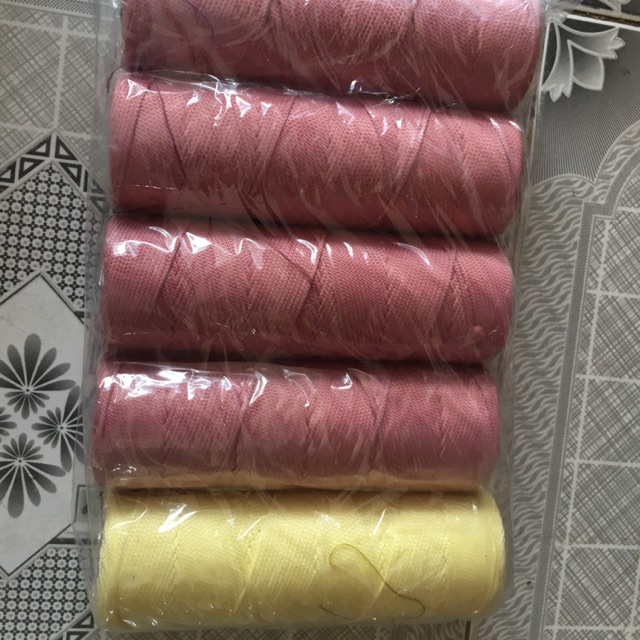 Combo sợi móc nón túi