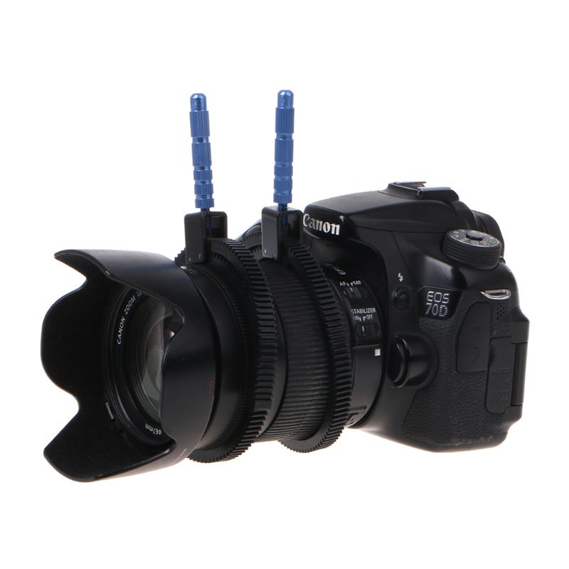 Vòng Bánh Răng Lấy Nét Bằng Hợp Kim Nhôm Có Thể Điều Chỉnh Cho Máy Quay DSLR SLR
