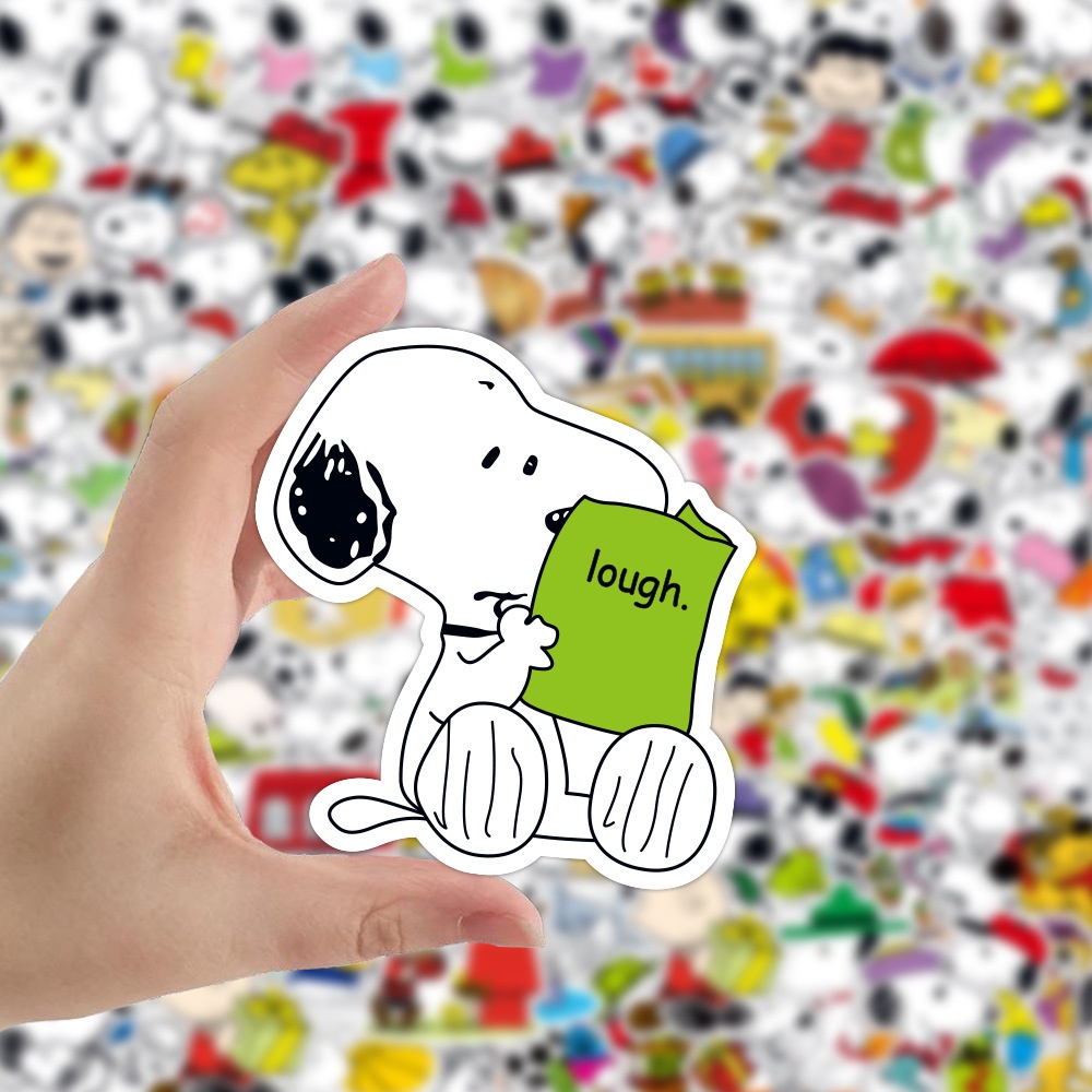 100 miếng dán trang trí hình hoạt hình chống thấm nước cho laptop/guitar điện thoại/vali/guitar gồm 18 kiểu