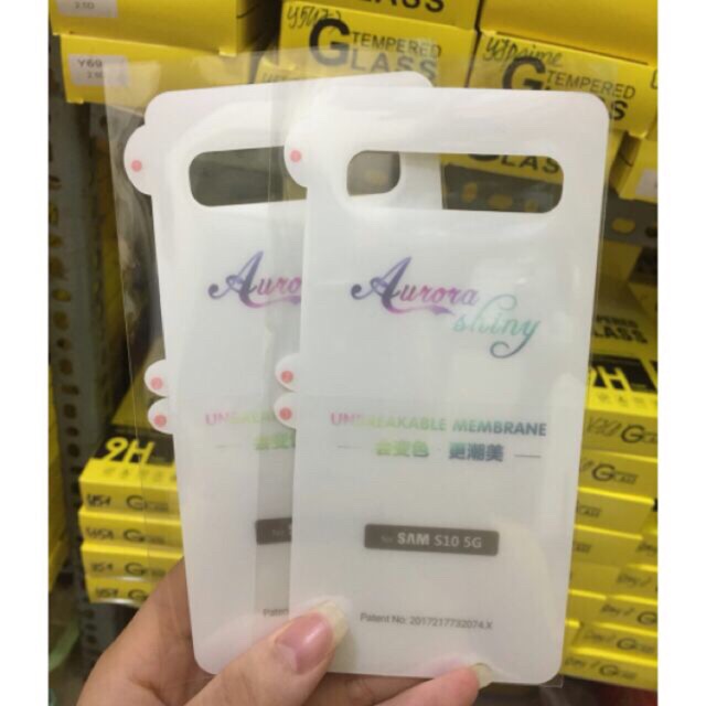 Dán lưng PPF cho Samsung S10 5G siêu hot