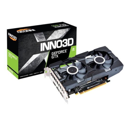 Card màn hình INNO3D GEFORCE GTX 1650 GDDR6 TWIN X2 OC 4GB 128-bit - Hàng Chính Hãng - BH 24 tháng