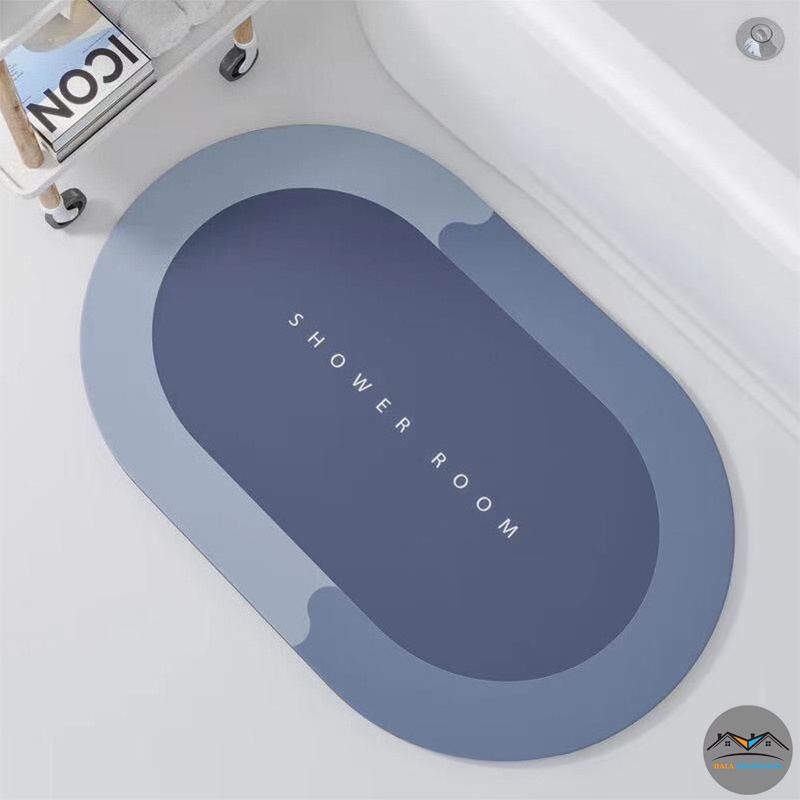 Thảm Lau Chân Siêu Mềm Siêu Dày Êm Ái, Siêu Thấm Nước Chất Liệu Chống Trượt