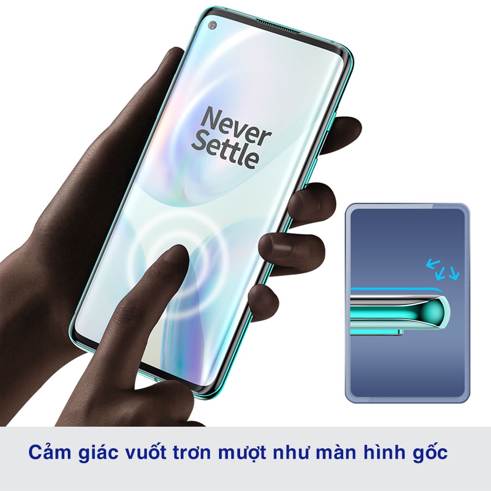 Dán màn hình Oneplus 8 full màn hình trong suốt PPF chính hãng Moxiao Xing - Dán dẻo Oneplus 8