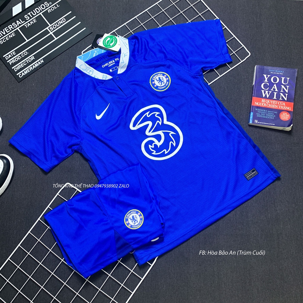 BỘ QUẦN ÁO BÓNG ĐÁ CHELSEA MÙA 2022/2023 SÂN NHÀ – HÀNG THAILAND phom 43-90kg