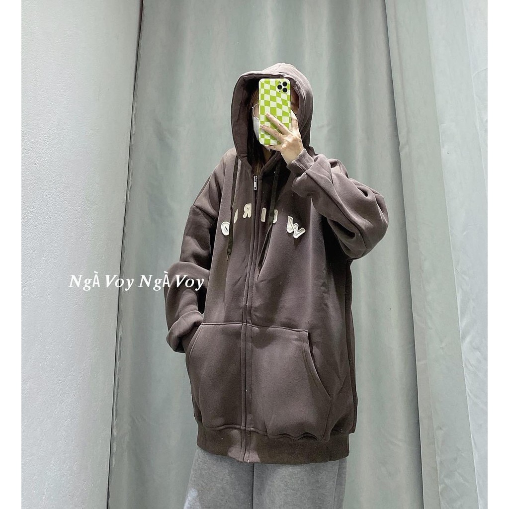 ÁO KHOÁC NỈ THÊU CHỮ WEIRD | BigBuy360 - bigbuy360.vn